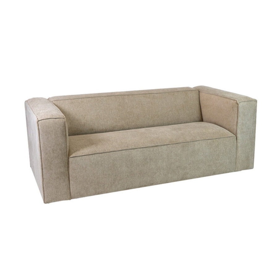 Design Sofa Memphis 2,5-Sitzer Stoff taupe