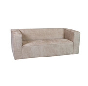 Bronx71 Chenille Sofa Memphis 2,5-Sitzer weiß