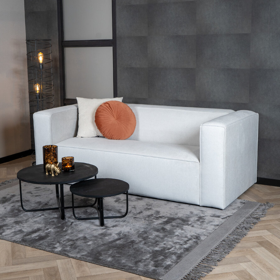 Sofa Memphis 2,5-Sitzer Stoff off white