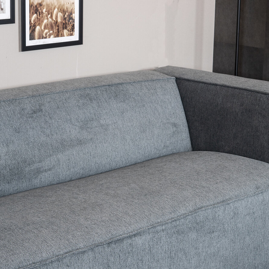 Design Sofa Memphis 3-Sitzer Stoff anthrazit