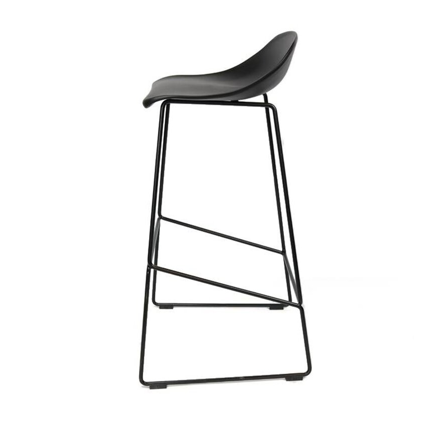 Gastro Barhocker Erica skandinavisch Design schwarz 76 cm