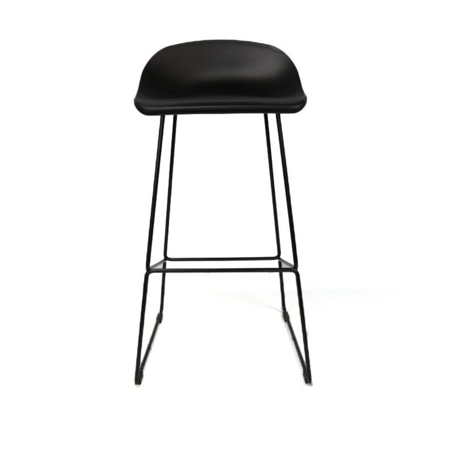 Gastro Barhocker Erica skandinavisch Design schwarz 76 cm