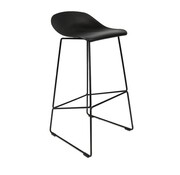 Gastro Barhocker Erica skandinavisch Design schwarz 76 cm