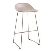 Gastro Barhocker Erica skandinavisch Design taupe 76 cm