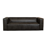 Bronx71 Leder Sofa Memphis 3-Sitzer anthrazit