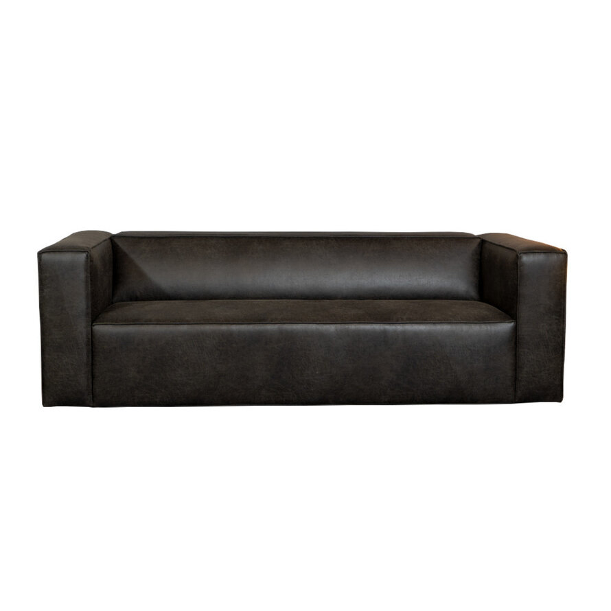 Leder Sofa Memphis 3-Sitzer anthrazit