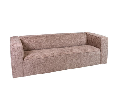 Bronx71 Chenille Sofa Memphis 3-Sitzer rosa