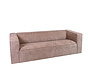 Chenille Sofa Memphis 3-Sitzer rosa