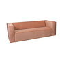 Samt Sofa Memphis 3-Sitzer rosa