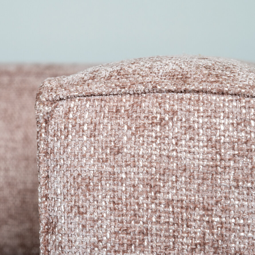 Ecksofa Memphis Chenille rosa links