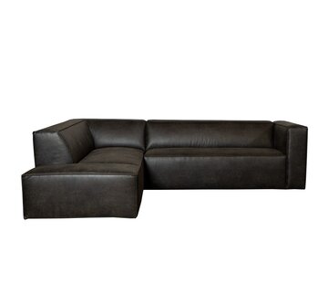 Bronx71 Ecksofa Memphis Leder anthrazit links