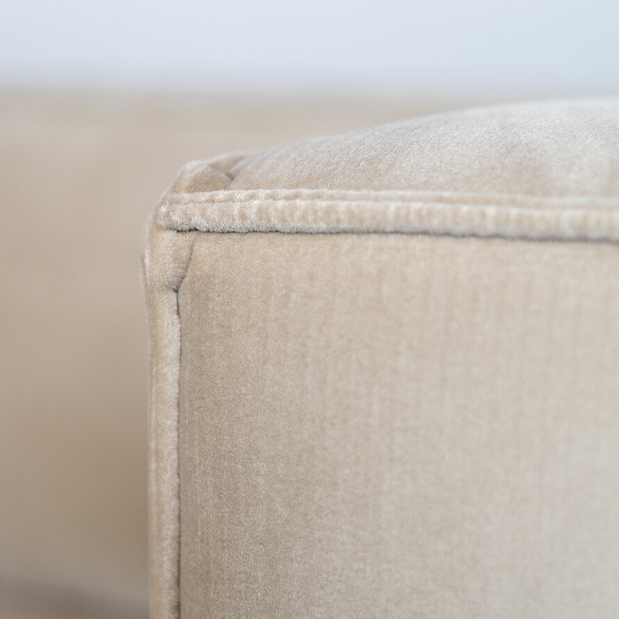 Ecksofa Memphis Samt beige links