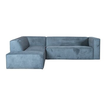 Bronx71 Ecksofa Memphis Stoff anthrazit links