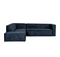 Ecksofa Memphis Stoff schwarz links