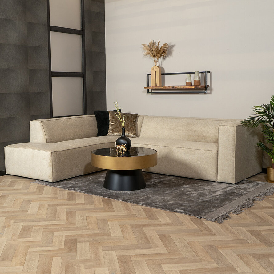 Ecksofa Memphis Stoff taupe links