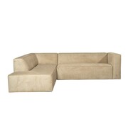 Bronx71 Ecksofa Memphis Stoff taupe links