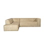Ecksofa Memphis Stoff taupe links
