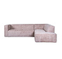 Ecksofa Memphis Chenille rosa rechts