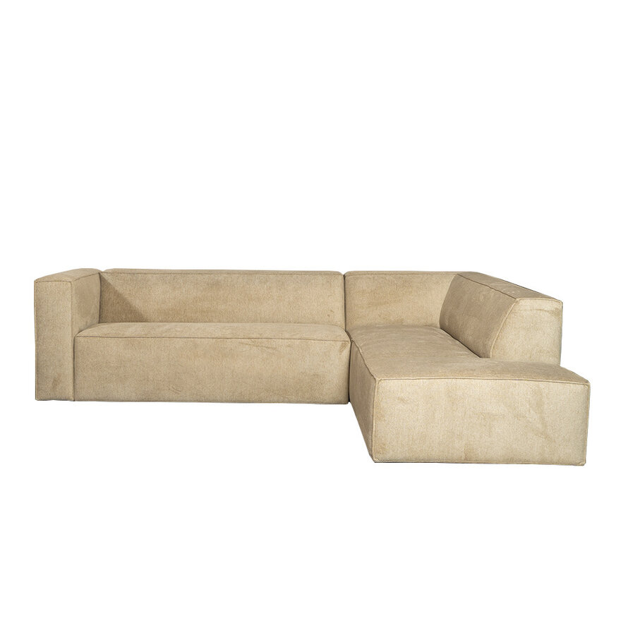 Ecksofa Memphis Stoff taupe rechts