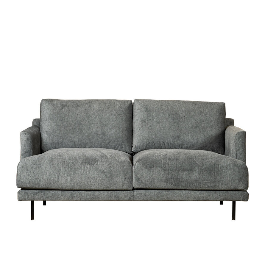 Design Sofa Denver 2,5-Sitzer Stoff anthrazit