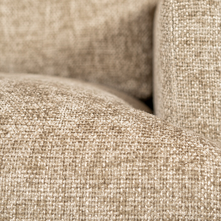 Chenille Sofa Denver 2,5-Sitzer taupe