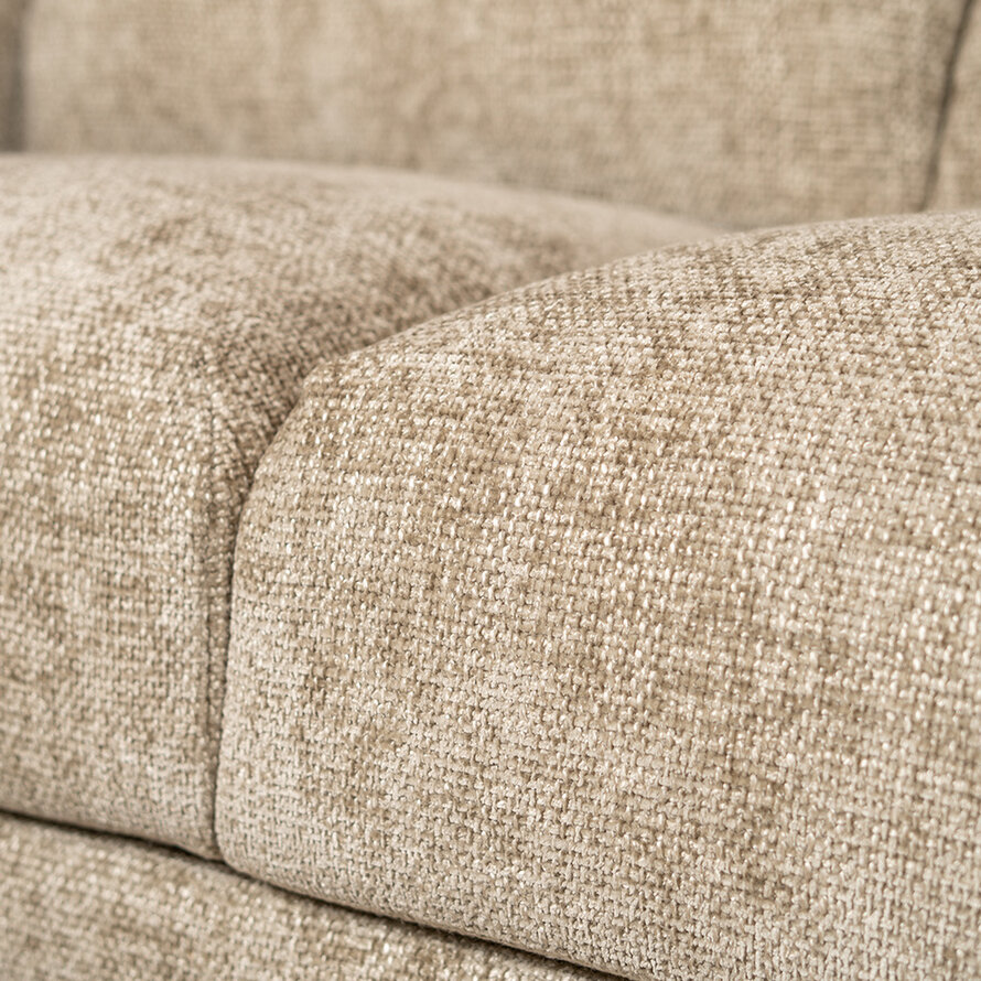 Chenille Sofa Denver 2,5-Sitzer taupe