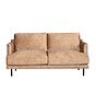 Samt Sofa Denver 2,5-Sitzer beige
