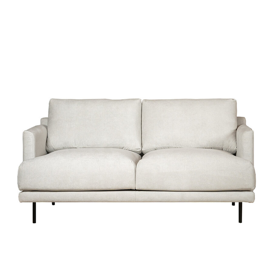 Sofa Denver 2,5-Sitzer Stoff meliert off white