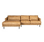 Ecksofa Denver Leder beige links