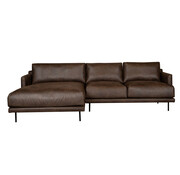 Bronx71 Ecksofa Denver Leder braun links