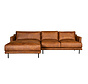 Ecksofa Denver Leder cognac links