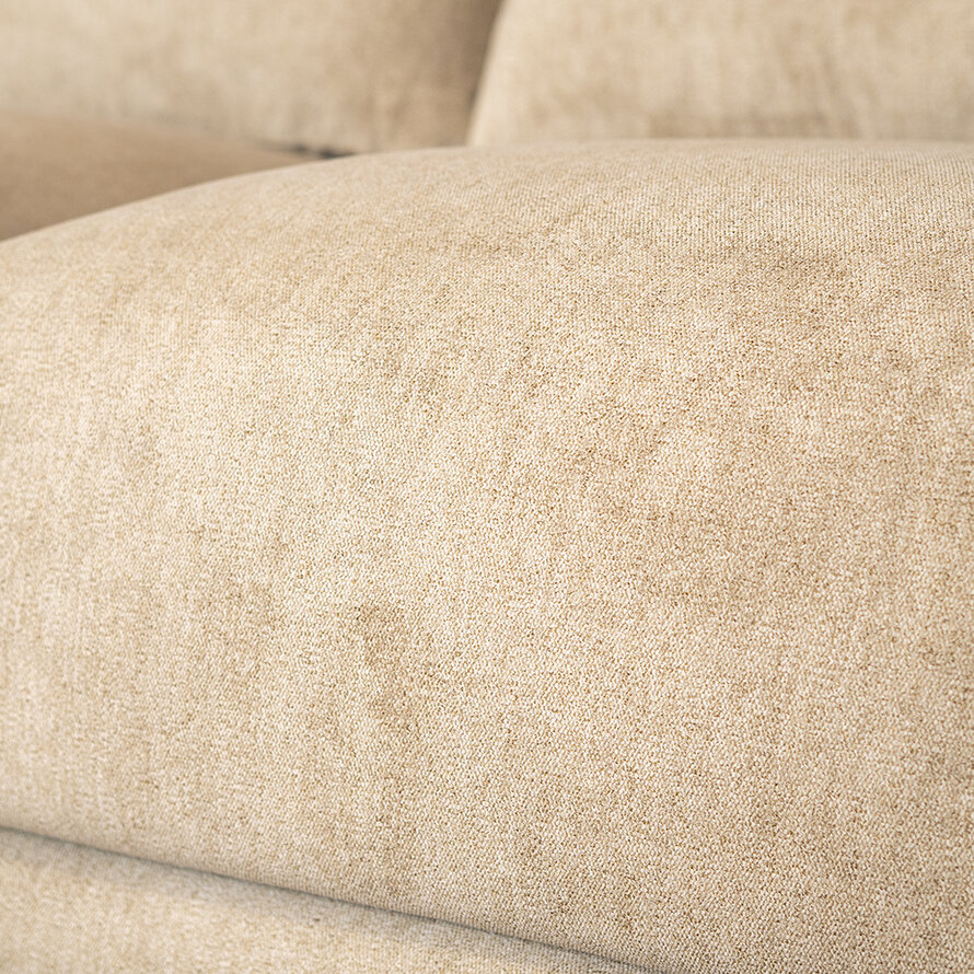 Ecksofa Denver Stoff taupe links