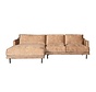 Ecksofa Denver Samt Taupe links