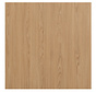 Tischplatte Liam quadratisch Eichenlook Melamin 80 x 80 cm