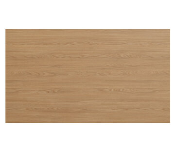 Bronx71 Tischplatte Liam rechteckig Eichenlook Melamin 140 x 80 cm