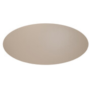 Bronx71 Tischplatte Otis oval beige Melamin 270 x 130 cm