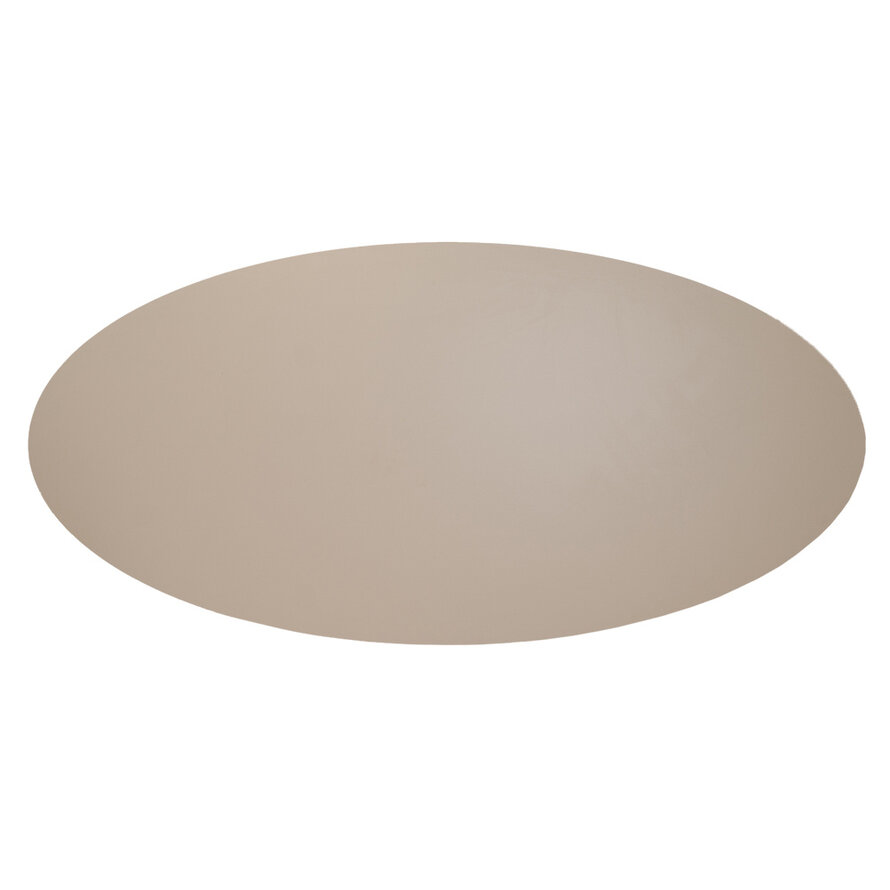 Tischplatte Otis oval beige Melamin 270 x 130 cm