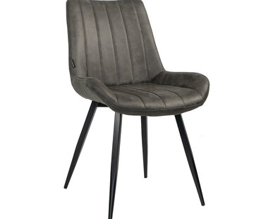 Bronx71 Stuhl Microfaser Brooke anthrazit