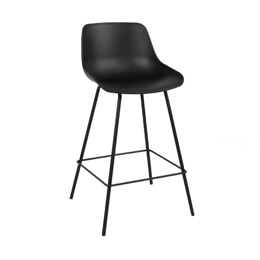 Gastro Barhocker Dani skandinavisches Design schwarz 65 cm