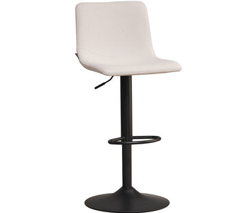 Bronx71 Barhocker Eva off white recycelter Stoff 60 - 76 cm