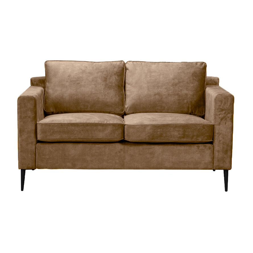 Samt Sofa 2-Sitzer Florida taupe