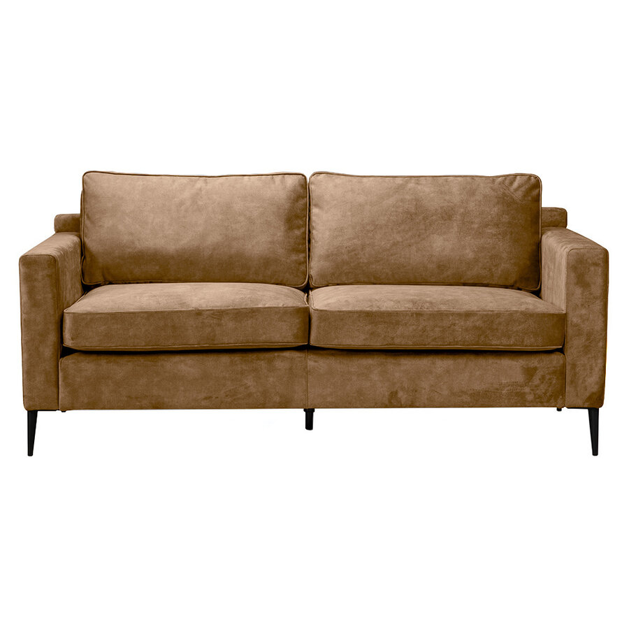 Samt Sofa 3-Sitzer Florida taupe