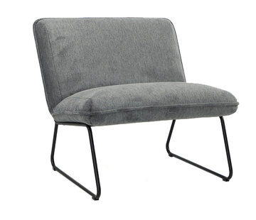 Bronx71 Sessel Merle Stoff modern anthrazit