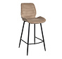 Gastro Barstuhl Toby Samt taupe
