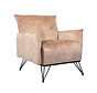 Lounge Sessel Mika Samt taupe