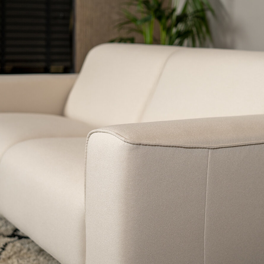 Sofa Vegas 2,5-Sitzer Stoff off white