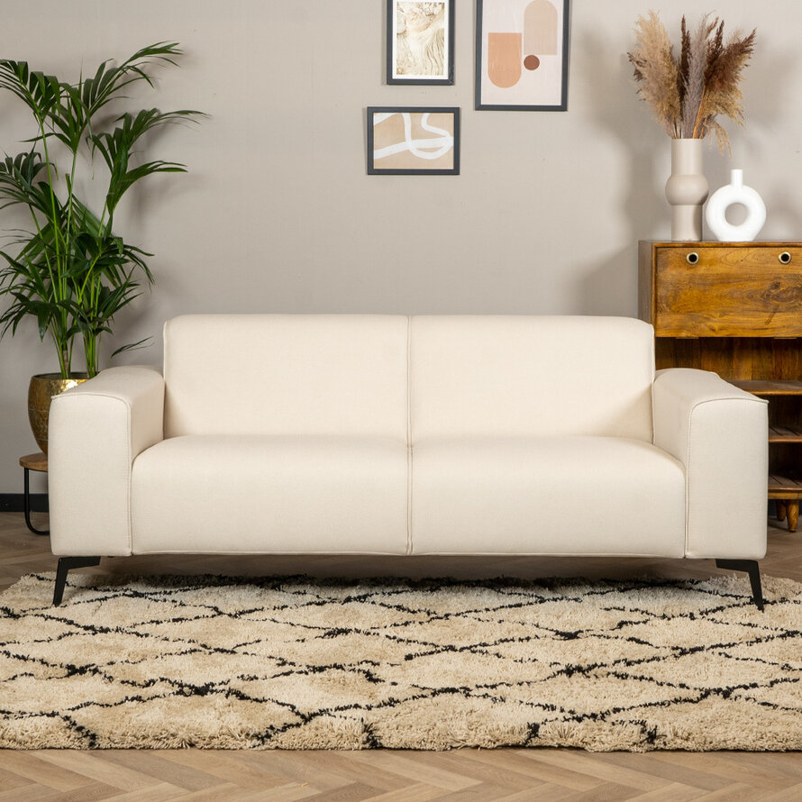 Sofa Vegas 2,5-Sitzer Stoff off white