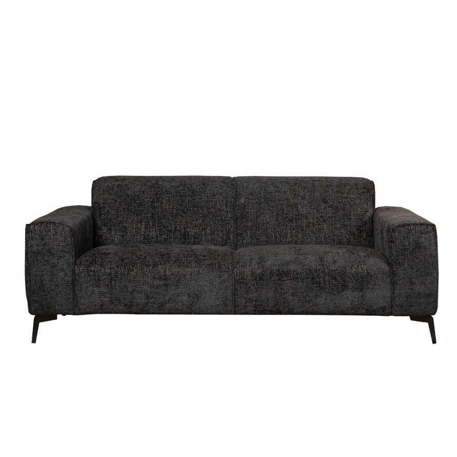 Sofa Vegas 2,5-Sitzer Chenille schwarz