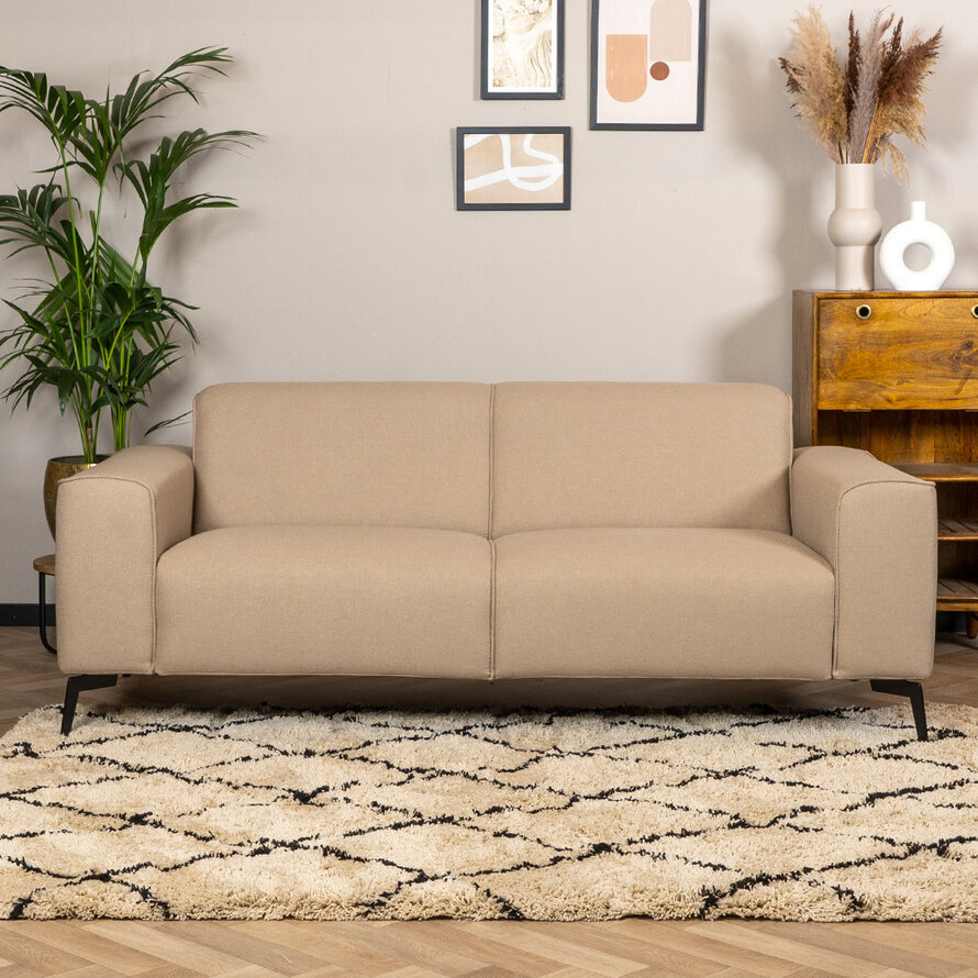 Sofa Vegas 2,5-Sitzer Stoff creme