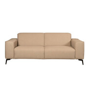 Bronx71 Sofa Vegas 2,5-Sitzer Stoff creme